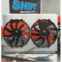 Universal Shroud & Fan Kit - 2 x Maradyne 12" Slim Line Fan Champion Series