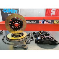 D2 Racing Front 6-Pot 356mm Big Brake Kit - Suits Mitsubishi EVO 5 V