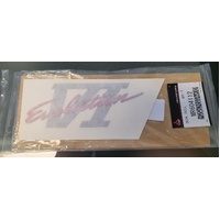 Mitsubishi EVO 6 VI Boot Trunk Sticker