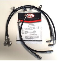 HEL Nissan Skyline R33 GTR Brake Line Kit - Black 