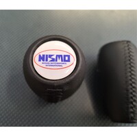 Nismo Style Shift Knob - White Logo/Blue Nissan Silvia Skyline