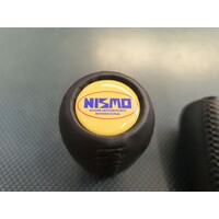 Nismo Style Shift Knob - Yellow Logo/Blue Nissan Silvia Skyline