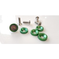 PW Fender Washer Kit Green Password JDM