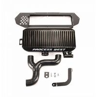 Process West Top Mount Intercooler (suits Subaru 97-98 GC WRX/STI) - Black