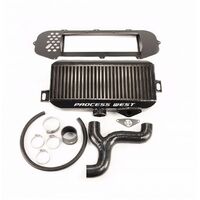 Process West Top Mount Intercooler (suits Subaru 01-02 GD STI) - Black