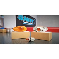 Rexpeed Orange Indicator Lights - Suits Mitsubishi EVO 5, 6, 7, 8, 9, 9 Wagon