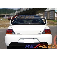Rexpeed Type-3 Carbon Boot Spoiler - Suits Mitsubishi EVO 8, 8MR, 9 IX.