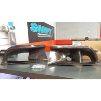 Rexpeed Carbon Front Bumper Ducts - Suits Mitsubishi EVO 8 MR GSR 
