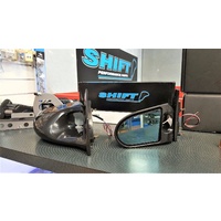SPP Black Aero Style Mirrors - Suits Nissan Skyline R32 GTST GTR 1989 to 1994