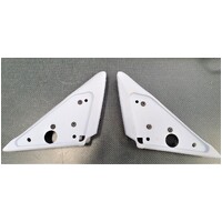 SPP V2 Aero Style Mirror Base Plates - Suits Nissan Skyline R33 GTST GTR