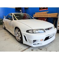 SPP V2 Black Aero Style Mirrors - Suits Nissan Skyline R33 GTST GTR