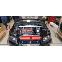 Rexpeed Black Hood Bonnet Dampers  - Suits Mitsubishi EVO 7 8 GSR 8MR 9
