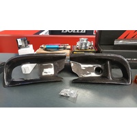 Rexpeed EVO 9 Carbon Front Bumper Ducts - Suits Mitsubishi EVO 9 IX