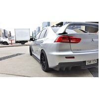 Rexpeed Rear Bumper Extensions - Suits Mitsubishi EVO X