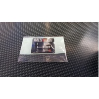 Ralliart 5-Speed Sticker