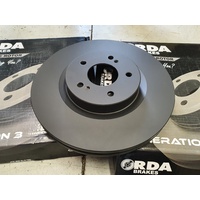 RDA EBC Rear Plain Rotors - Suits Honda Civic EP3 Type R