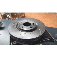 RDA EBC Front Slotted and Dimpled Rotors Honda Integra DC5 Type R S