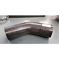 SPP Black 30 Degree Silicone Hose Reducer 70mm to 51mm