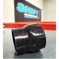 Silicone Short Reducer BLACK 70mm to 63mm (2.75 Inch to 2.5 Inch) Intercooler Turbo
