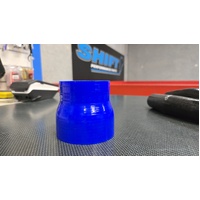 SPP 76mm to 63mm Blue Short Silicone Reducer