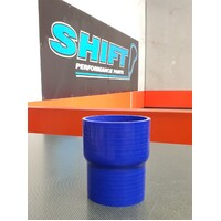 SPP Blue Silicone Reducer - 76mm to 70mm