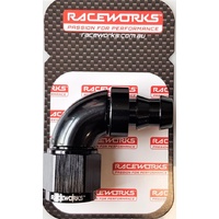 Raceworks Push Lock 90 Degree AN-8