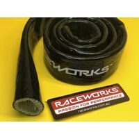 Raceworks 8mm I.D Heat Proof Fibreglass Sleeving 1M