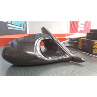 SPP Black Aero Style Mirrors - Suits Nissan Silvia S14 200SX