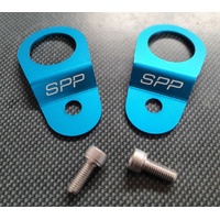 SPP L-Blue Radiator Bracket Stay Kit - Suits Mitsubishi EVO 7, 8, 9, CT9W