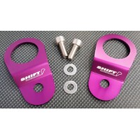 SPP Purple Radiator Bracket Stay Kit - Suits Mitsubishi EVO 7, 8, 9, CT9W