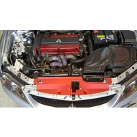 SPP EVO Red Air Diversion Panel Cooling Plate - Suits Mitsubishi EVO 8 9 IX Wagon