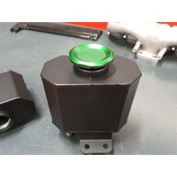 SPP Black/Green Radiator Overflow Tank  - Suits Mitsubishi EVO 4/5/6