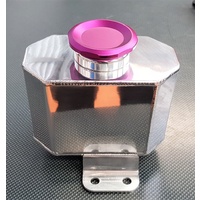 SPP Polished/Purple Radiator Overflow Tank - Suits Mitsubishi Evo 4/5/6