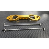 SPP Gold Billet Battery Tie Down Bracket - Long Type