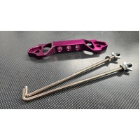 SPP Purple Billet Battery Tie Down Bracket - Short Type