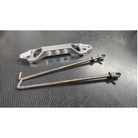 SPP Silver Billet Battery Tie Down Bracket - Short Type