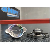 SPP Black Radiator Cap 18psi 1.3bar- Suits Nissan EVO Honda Subaru