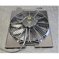 SPP EVO Black Slim Line Fan Kit - Suits Mitsubishi Lancer EVO 7, 8, 9, 9 Wagon Manual