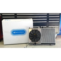 Koyo EVO Oem Style Radiator & Fan Kit - Suits Mitsubishi Lancer EVO 7, 8, 9, 9 Wagon Manual