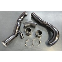 SPP Black HKS Style Cold Side Intercooler Pipe Kit - Suits Mitsubishi EVO 7 8 9 IX