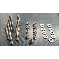 SPP Titanium Manifold Stud Kit - Suits Mitsubishi EVO 6, 7, 8, 9, CT9W