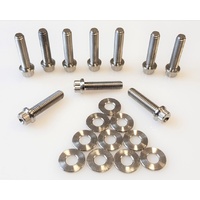 SPP Titanium 12 Point Bolt & Washer Kit M6 x 1.0mm - Mitsubishi EVO Engine Cover