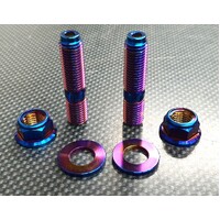 SPP NEO Titanium M8x1.25 Stud & Flange Nut Kit