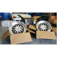 ESR SR05 Wheels Hyper Silver Machined Lip - 19x9.5" +22 Offset 5/114.3