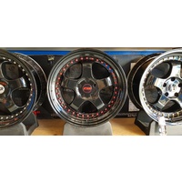ESR SR06 Wheels Gloss Black Red 18x9.5" Offset+22 PCD5/114.3