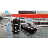 Shadow Racing Wheel Nuts - Black - M12 x 1.25P suits Nissan Subaru Suzuki