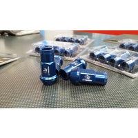 Shadow Racing Wheel Nuts - Blue - M12 x 1.25P suits Nissan Subaru Suzuki