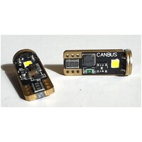 T10 Ice Blue Super Bright LED 3SMD-3030 (Canbus)