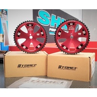 Tomei Adjustable Cam Gears Pulleys - Suits MITSUBISHI EVO 5 6 7 8 8MR