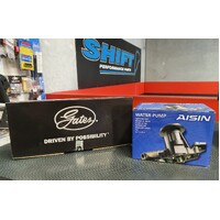 Gates Power Grip Timing Belt Kit & Water Pump - Suits Mitsubishi EVO 9 IX, 9 Wagon.